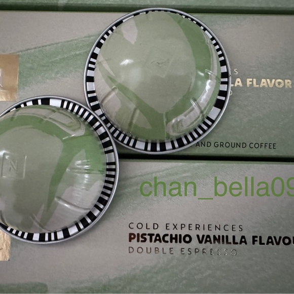 Nespresso Vertuo Pistachio Vanilla Limited Edition 4 sleeves - Picture 3 of 3
